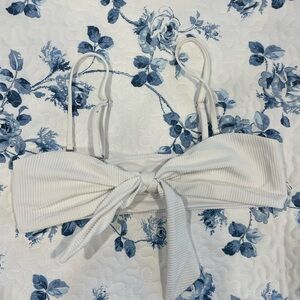 Frankie’s Bikinis White Tie Top